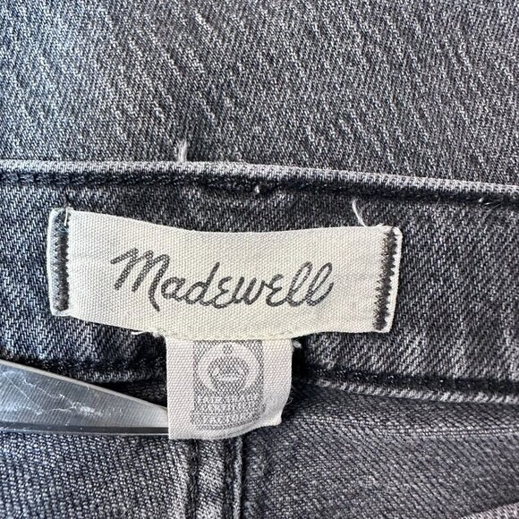 Madewell Women's The Perfect Vintage Straight Raw Hem Jean, Size 25, Lunar Wash - Picture 9 of 14